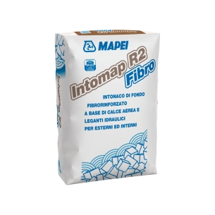 Intonaco cementizio Intomap R2 fibro 25 kg MapeiMAPEI