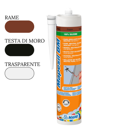 Silicone lattoneria Mapesil BM Mapei -2