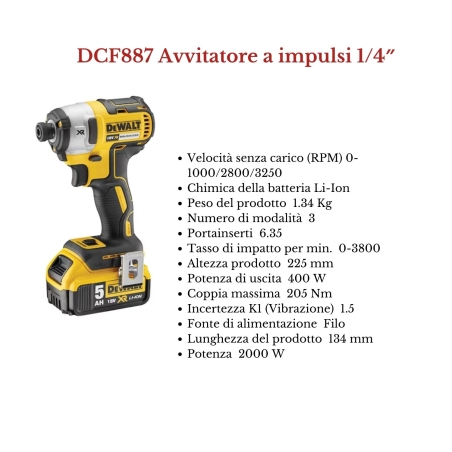 Dewalt Tassellatore SDS Plus + Trapano + Avvitatore 1/4 DCK365P2TDEWALT