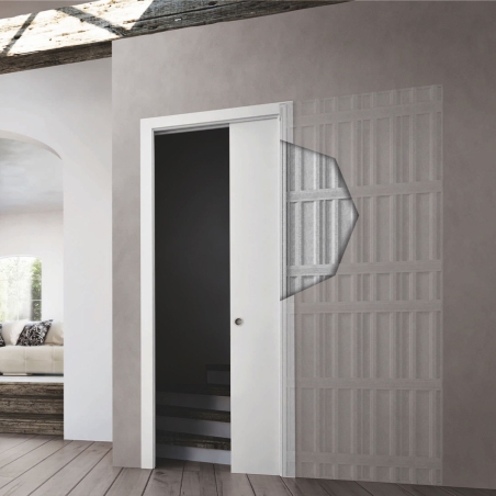 Controtelaio cartongesso 100 anta unica Scrigno Maestro Platinum -2