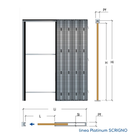 Controtelaio filomuro intonaco 105 Scrigno Essential Platinum -3