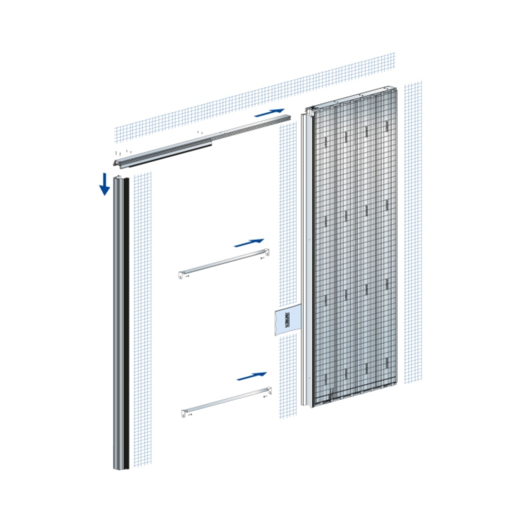 Controtelaio filomuro intonaco 105 Scrigno Essential Platinum -2