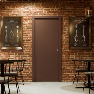 Porta scorrevole laccata con stipiti Scrigno -10