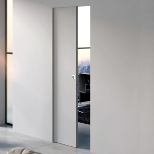 Porta filomuro scorrevole laccata Scrigno -1