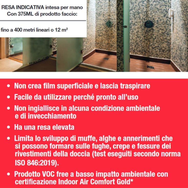 Salvadoccia Fila Anti ifiltrazione per docciaFILA