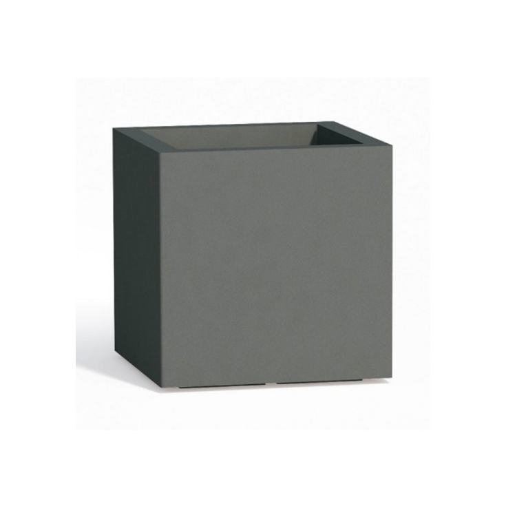 Vaso da giardino colorato quadrato 40 cm Cube Monacis -11