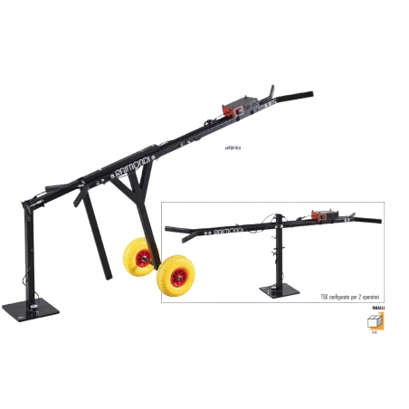 Movimentazione e posa di piastrelle con ventosa a batteria TSX RaimondiRAIMONDI