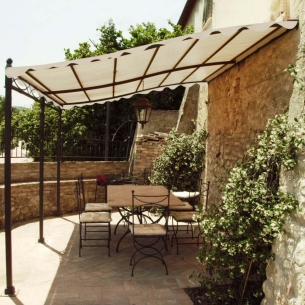 Gazebo Pergola Addossato 3 X 4