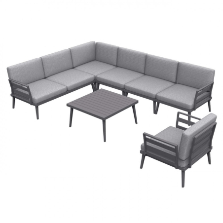 Seduta Per Salotto Modulare Singola Con 4 Gambe C/Cuscino -5