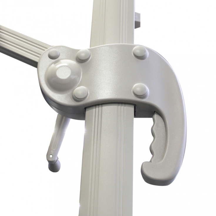 Ombrellone Saturno Tortora P/L 3 X 4 Telo Tortora