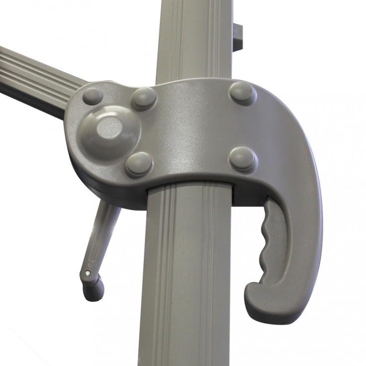 Ombrellone Saturno Taupe P/L 3 X 4 Telo Tortora