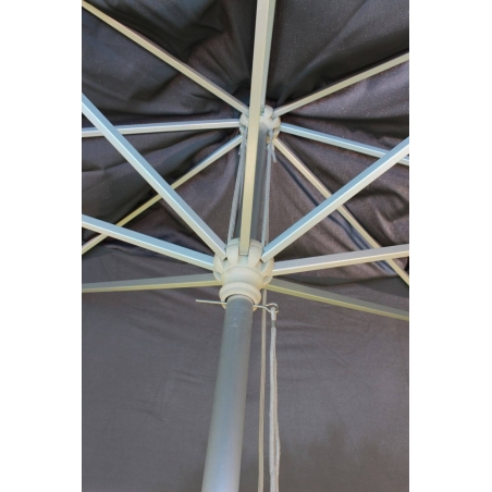 Ombrellone 3x3 mt grigio scuro con palo centrale -  Andromeda -5
