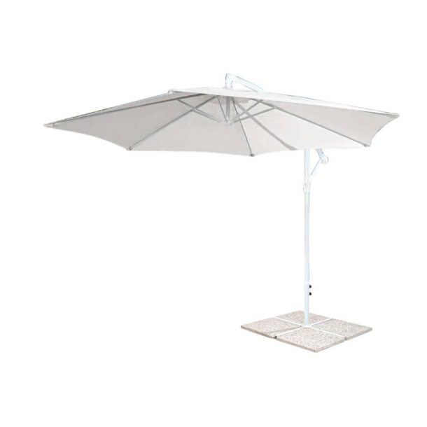 Ombrellone Eris P/L Ø 3 Bianco