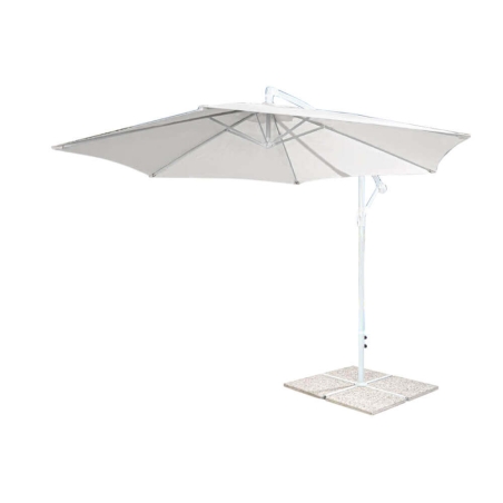 Ombrellone Eris P/L Ø 3 Bianco