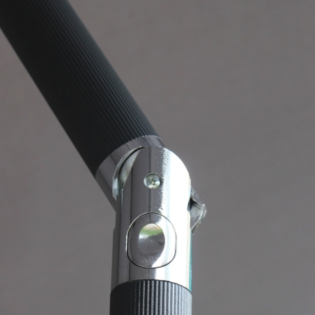 Ombrellone Nice Nero P/C 2 X 3 Telo Grigio