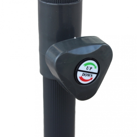 Ombrellone Nice Nero P/C 2 X 3 Telo Grigio