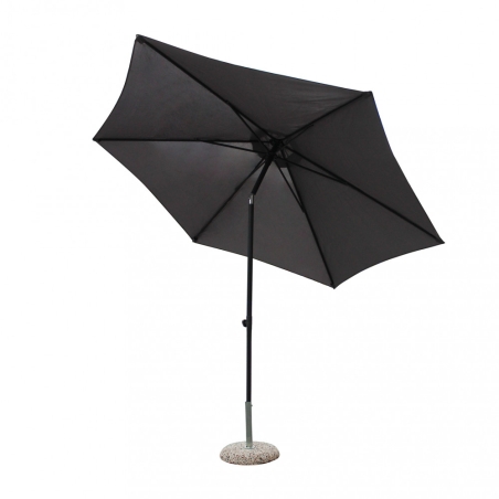 Ombrellone Nice Nero P/C Ø 3 Telo Grigio