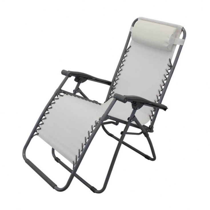 Sdraio Comfort Pieghevole Beige 88x65x110cm