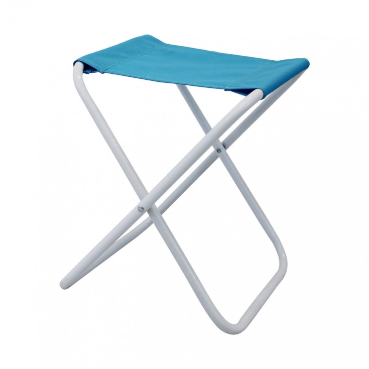 Sgabello Steel Oxford Pieghevole Blu 38x30x35cm