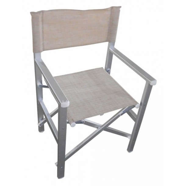 Regista Siena Textilene Pieghevole Tortora 55x46x88cm