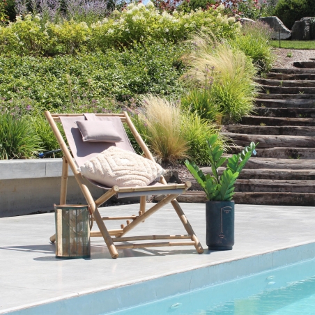 Sdraio Dondolo Daiquiri Tortora marrone 112x60x80cm