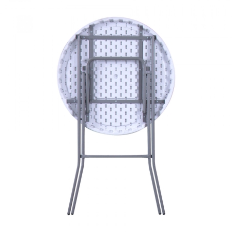 Tavolo alto pieghevole rotondo 80cm -3