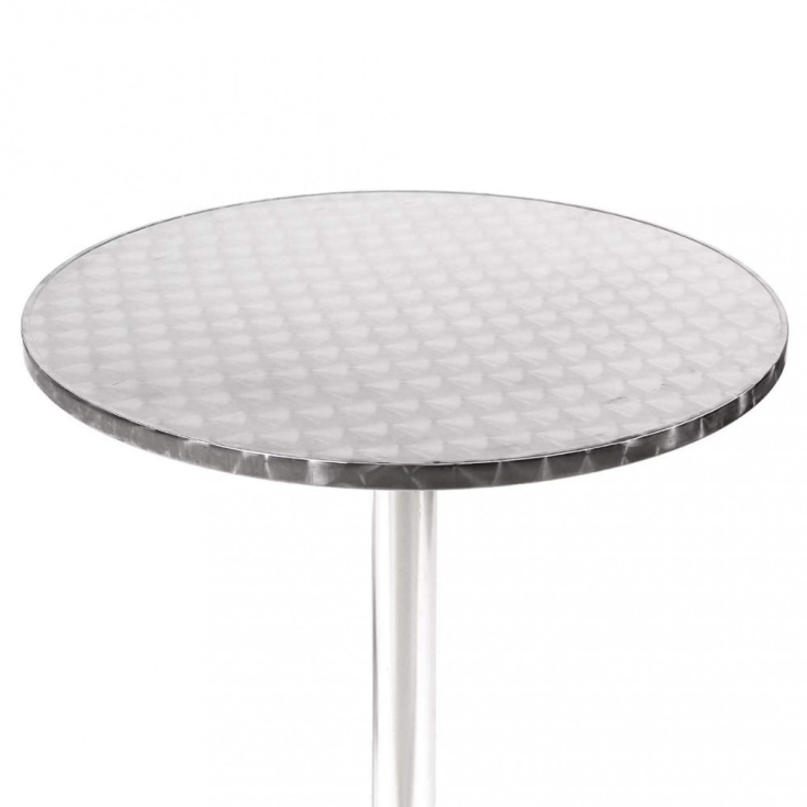 Tavolo A Colonna Ø 60 Waterproof - Grigio -5