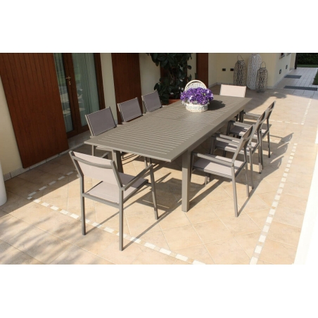 Tavolo Cuba Allungabile 150/210x90 - Taupe -9