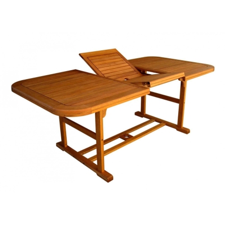 Tavolo Rettangolare 150/200X90 Double - Marrone -2