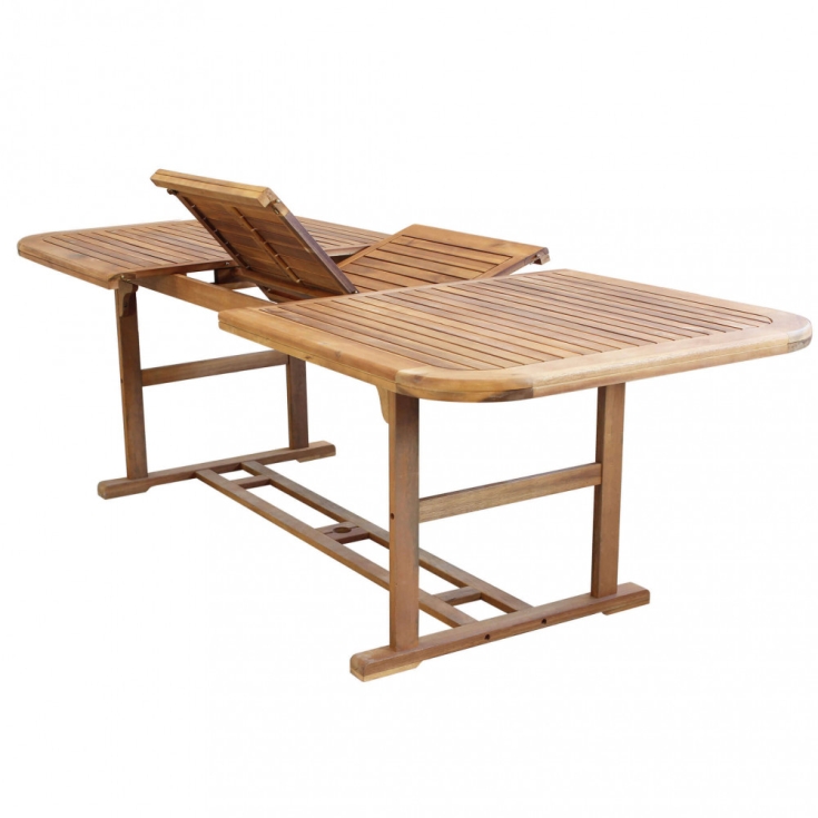 Tavolo Rettangolare 180/240X100 Double - Marrone -2