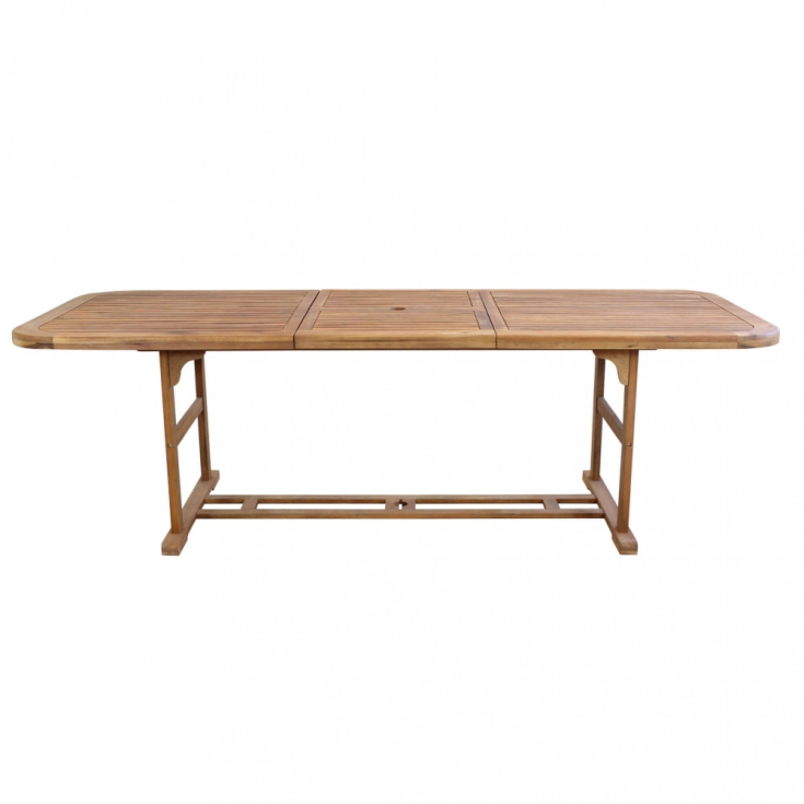 Tavolo Rettangolare 180/240X100 Double - Marrone -5