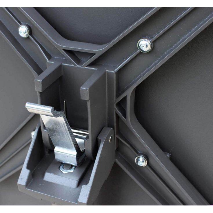 Tavolo Vega 70x70 - Antracite -3