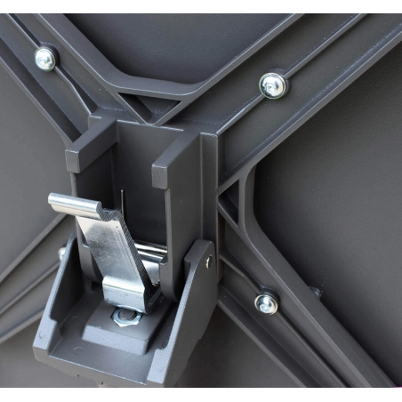 Tavolo Vega 70x70 - Antracite -3