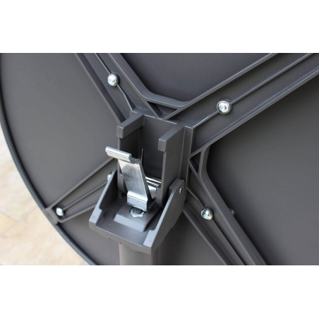 Tavolo Vega Ø 60 - Grigio scuro -3