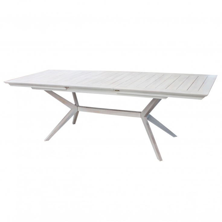 Tavolo Bali 150/200x90 Bianco -1