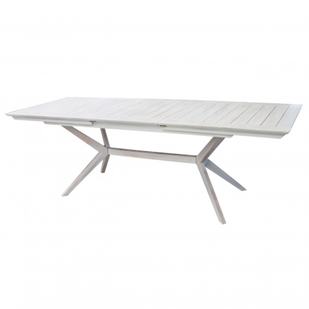 Tavolo Bali 150/200x90 Bianco -1