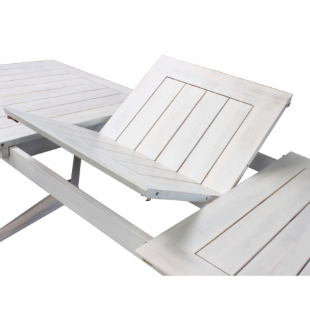 Tavolo Bali 150/200x90 Bianco -3