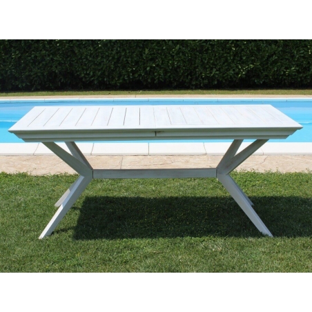 Tavolo Bali 150/200x90 Bianco -5