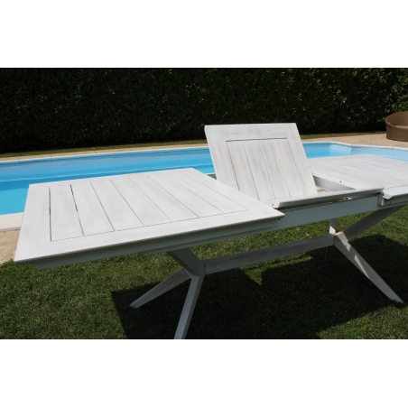 Tavolo Bali 150/200x90 Bianco -7