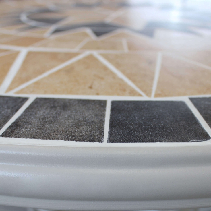 Tavolo Rotondo Perse Ø 90 - Tortora -4