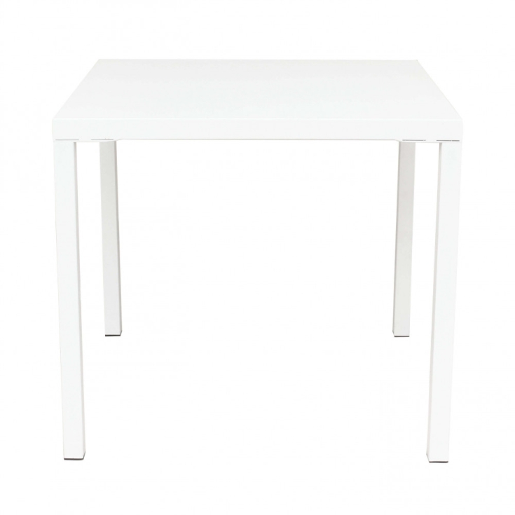 Tavolo Manchester 80x80 Impilabile - Bianco -2