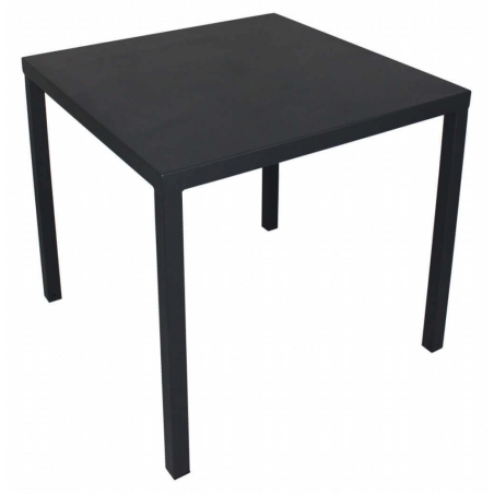 Tavolo Manchester 80x80 Impilabile - Antracite -2