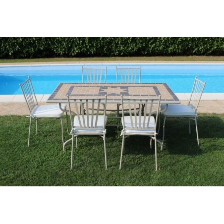 Tavolo Rettangolare Perse 160x90 - Tortora -4