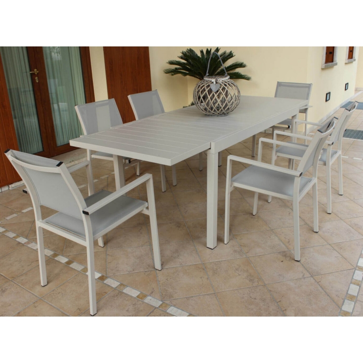 Tavolo Formentera 160/240x90 - Tortora -4