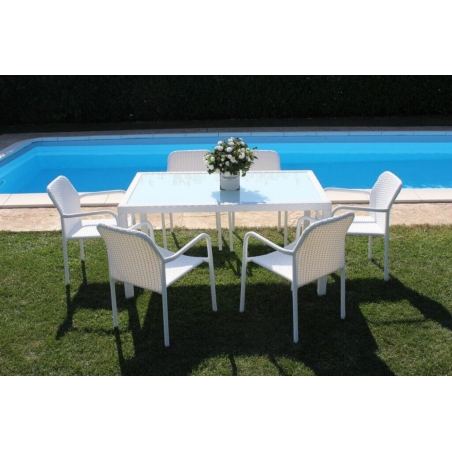 Tavolo Azore 150x90 - Bianco -4