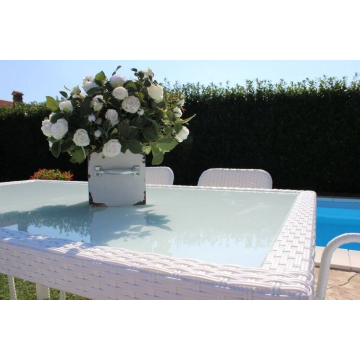 Tavolo Azore 150x90 - Bianco -5