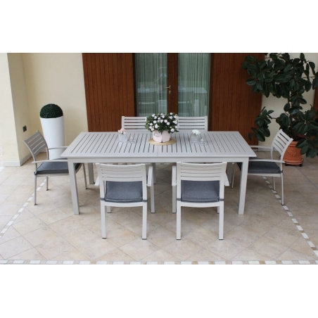 Tavolo Cuba Allungabile 220/280x100 - Tortora -8