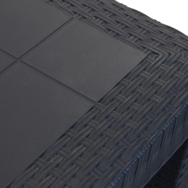 Tavolo Dallas 80x80 - Antracite -3