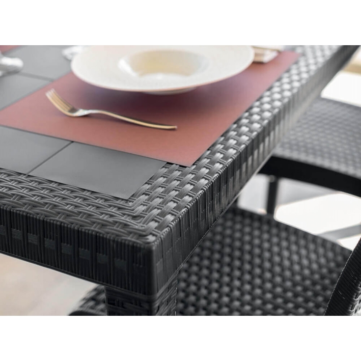 Tavolo Dallas 80x80 - Antracite -6