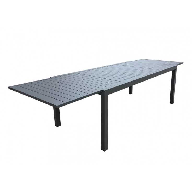 Tavolo Formentera 160/240x90 - Antracite -5